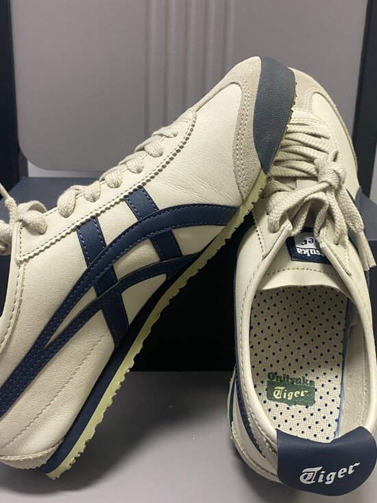 Men’s Onitsuka Tiger Mexico 66 Birch Navy Retro Sneakers Athletic Shoes main image 7
